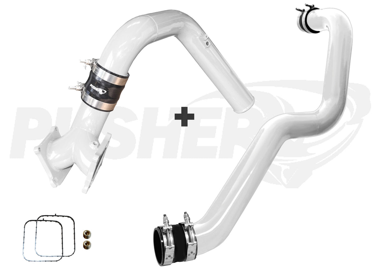 Pusher SuperMax Intake System & Max 3" Driver Side Charge Tube for 2006-2010 Duramax LBZ LMM