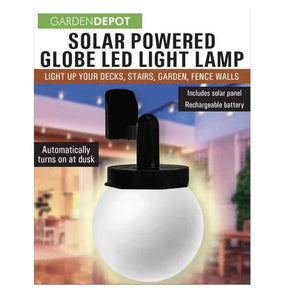 Solar Powered Globe LED Light Lamp TekShack