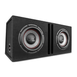Dual 10" Loaded Subwoofer Ported Enclosure With GEN-X104D 800 Watts RMS