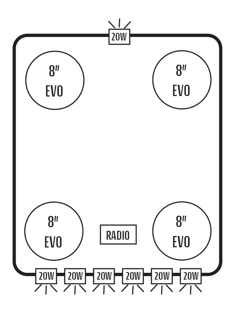 2016+ Polaris General 1000 Stereo Tops (2-Seat)