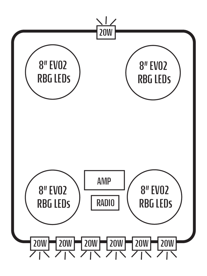 2016+ Polaris General 1000 Stereo Tops (2-Seat)