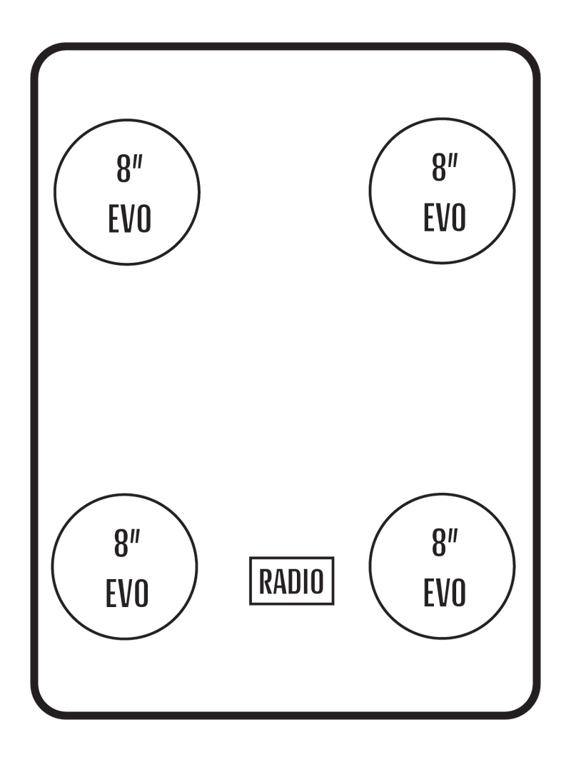 2016+ Polaris General 4 1000 Stereo Tops (4-Seat)