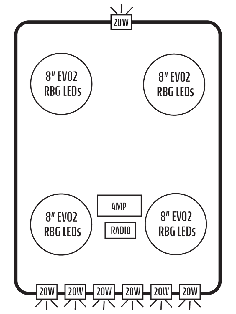 2016+ Polaris General 4 1000 Stereo Tops (4-Seat)