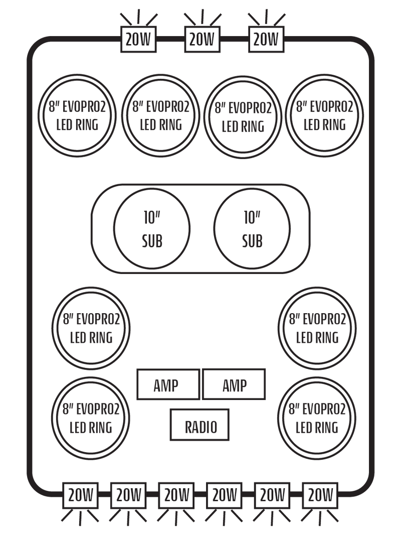 2016+ Polaris General 4 1000 Stereo Tops (4-Seat)