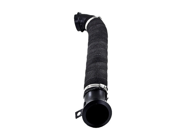MBRP GM8424 Aluminized Steel 3 Inch Black Down Pipe, 2004.5-2010 GM 6.6L Duramax LLY LBZ LMM MBRP Exhaust