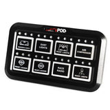 sPod Add-On HD Switch Panel 8-Circuit Systems