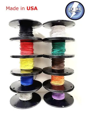 1000' TOTAL AUTOMOTIVE WIRE 14 AWG HIGH TEMP GXL STRANDED WIRE 10 COLORS 100 FT EA AC/DC WIRE AND SUPPLY