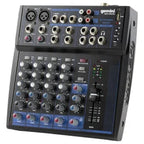 Gemini® GEM-08USB Compact Analog Bluetooth® Audio Mixer, 8 Channels TekShack