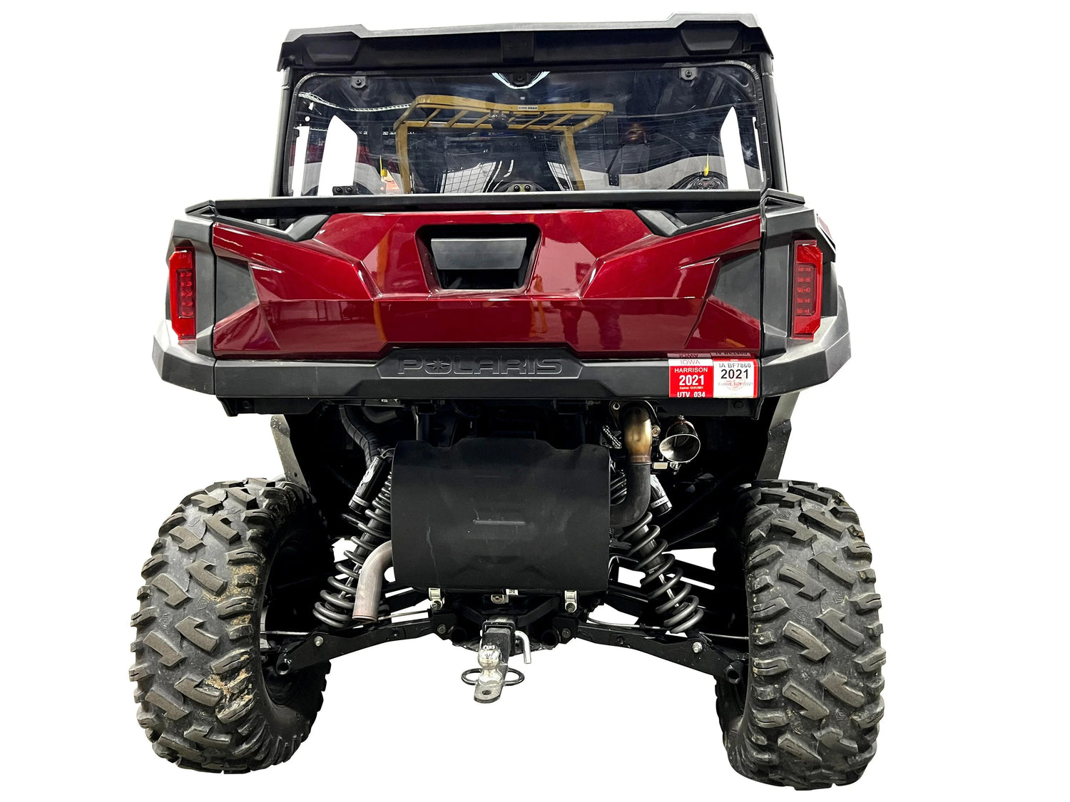 RPM Polaris General 1000 2.5" E-valve Captain's Choice Side Dump Exhaust