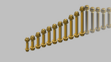 GEISER PERFORMANCE POLARIS PRO R FULL SUSPENSION 12 POINT BOLT KIT