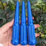 32 Pc 14x1.5 7-Spline Spike Lug Nuts 4.5" Tall - Powder Coated + Key Socket