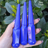 24 Pc 14x1.5 Spike Lug Nuts 4.5" Tall - Powder Coated - Various Colors