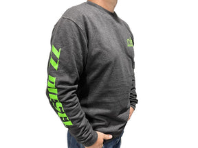 ZZ Diesel Lime Green & Grey Crewneck Sweatshirt ZZ Diesel