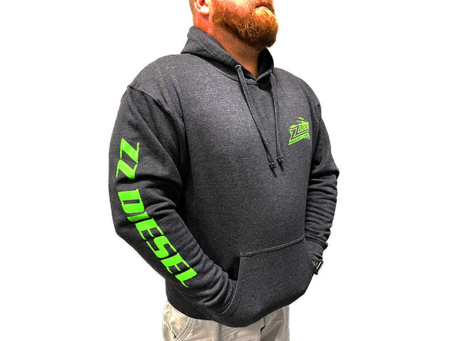 Lime Green / Gray ZZ Hoodie ZZ Diesel