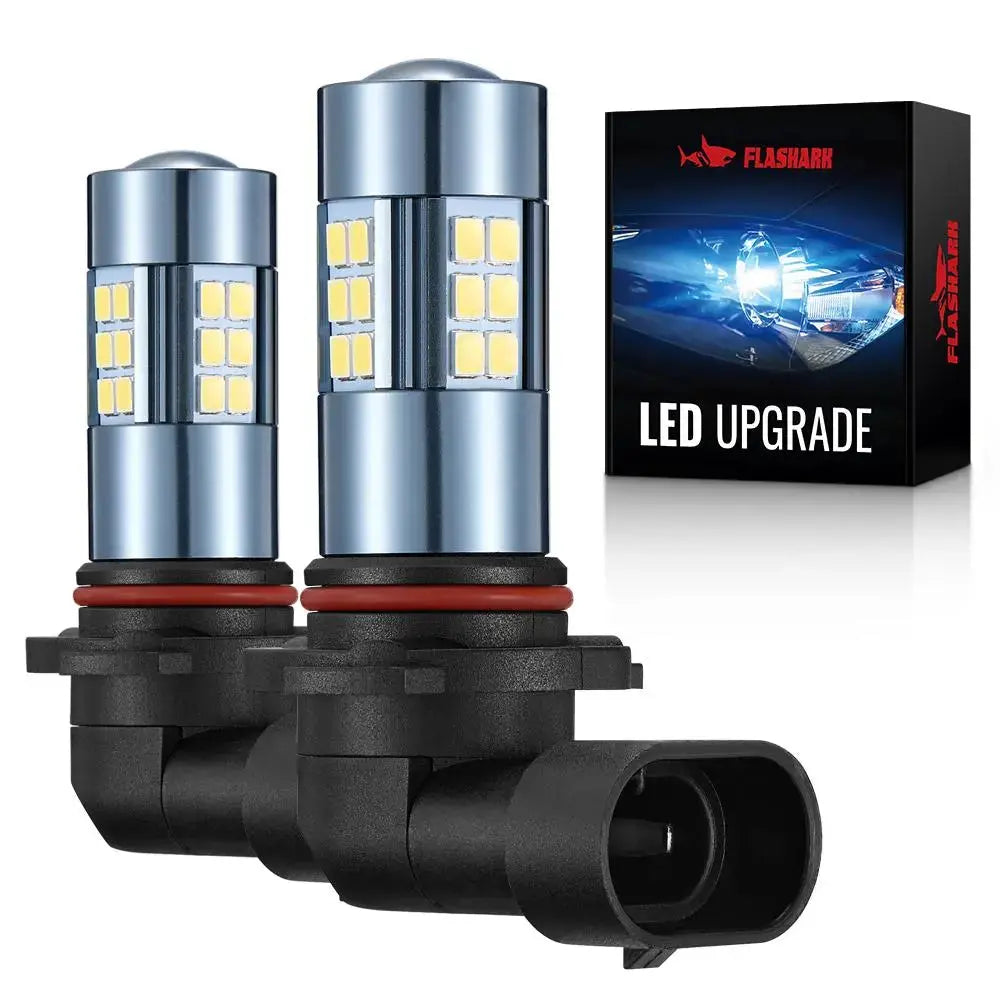 H10/9140/9145 LED Fog Light Bulbs 24W 6000K 4000LM White 2Pcs
