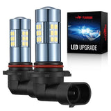 H10/9140/9145 LED Fog Light Bulbs 24W 6000K 4000LM White 2Pcs