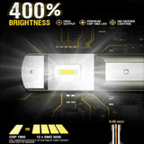 H11 H8 H9 LED Fog Light Bulbs 13W 6000LM 6000K | 2 Bulbs