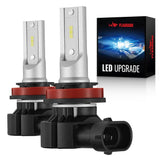 XF1 H11/H8/H16 LED Fog Light Bulbs 40W 6000LM 2Pcs Flashark