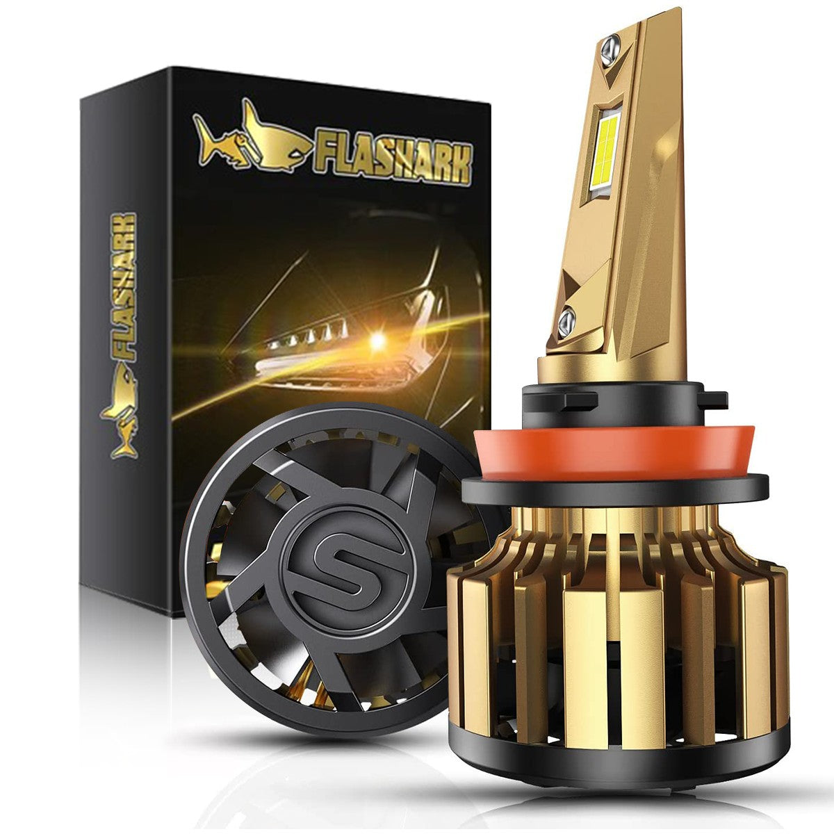 H11 H8 H9 LED Headlight Bulbs 32W 22000LM 6000K | 2 Bulbs for Chevy/Ford/Dodge/Jeep/BMW/Nissan/Toyota/Honda