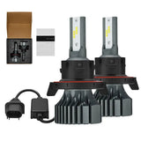 H13/9008 LED Headlight Bulbs 120W 6000K ‎‎14000LM White Dual-function 2Pcs for Chevrolet/Ford/GMC//BMV/Dodge/Honda/Nissan/Jeep