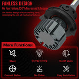 H13/9008 LED Headlight Bulbs 120W 6000K ‎‎14000LM White Dual-function 2Pcs for Chevrolet/Ford/GMC//BMV/Dodge/Honda/Nissan/Jeep Flashark