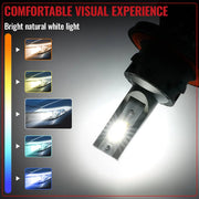 H13/9008 LED Headlight Bulbs 120W 6000K ‎‎14000LM White Dual-function 2Pcs for Chevrolet/Ford/GMC//BMV/Dodge/Honda/Nissan/Jeep Flashark