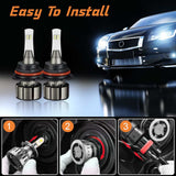 H7 LED Headlight Bulbs 18W 6000LM 6000K | 2 Bulbs