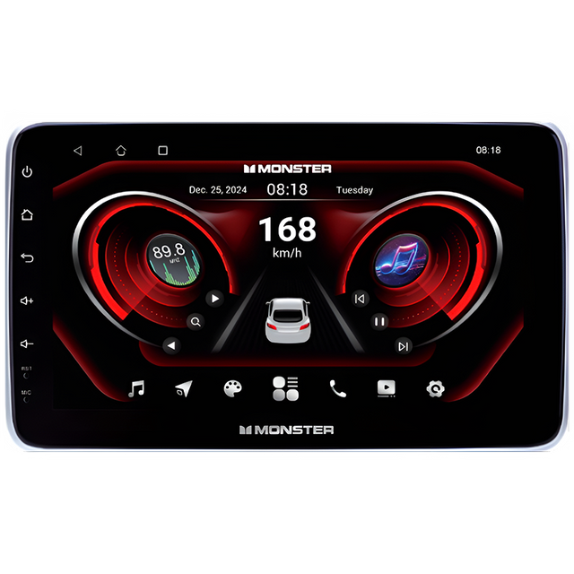 Monster HAD310-S9 9" Single Din Stereo w/ Android 2 Monster Audio