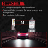L1 H4/9003/HB2 60W 6500K White IP67 LED Headlight Bulbs 2Pcs Flashark