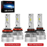 H11 9005 150W 6500K 28000LM White IP67 LED Headlight Bulbs 2 Pairs Flashark