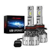 9005/HB3 9006/HB4 120W 6500K 22000LM White IP67 LED Headlight Bulbs 2 Pairs Flashark