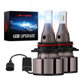 L2 9006/HB4 60W 6000K 18000LM White IP67 LED Headlight Bulbs 2Pcs