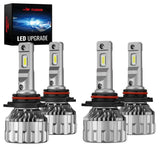 9005/HB3 9006/HB4 120W 6500K 22000LM White IP67 LED Headlight Bulbs 2 Pairs