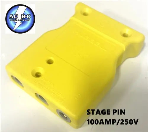 Hubbell Stage Pin Inline FEMale 100A 250V HBL106SPF AC/DC WIRE AND SUPPLY