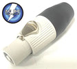 HUBBELL Inline Connector, 25 Amp, Power Out, Gray AC/DC WIRE AND SUPPLY