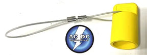 Female Device Cap, For 300/400A 600V AC/DC, Single Conductor Series 16 Cam lock. YELLOW AC/DC WIRE AND SUPPLY