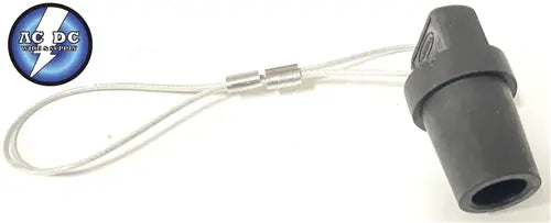 Male Device Cap, For 300/400A 600V AC/DC, Single Conductor Series 16 Cam lock. BLACK AC/DC WIRE AND SUPPLY