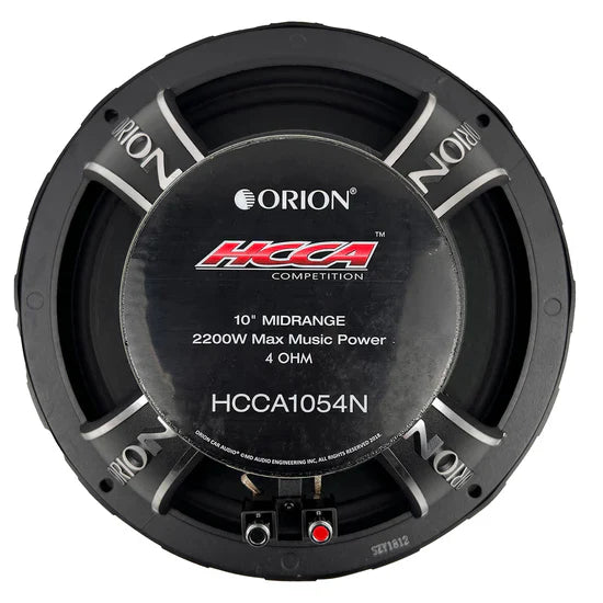 Orion HCCA1054N 10" 550W RMS Neodymium Midrange Speakers (Single)
