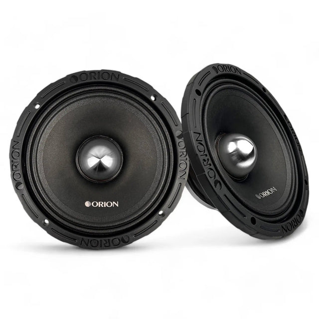 Orion HCCA854NHP 8" 650W RMS High Efficiency Midrange Speakers 4-Ohm (Pair) Orion