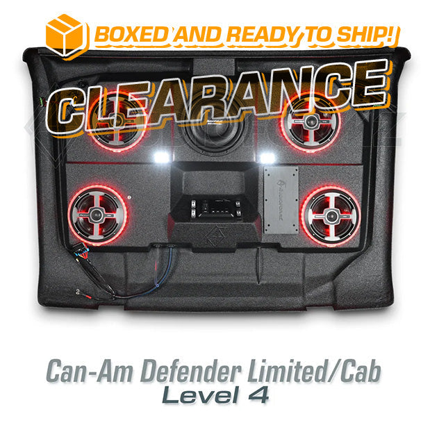 2016-2025 Can-Am Defender Limited/Cab LEVEL 4 Stereo Top (2-Door, HD7-HD10)