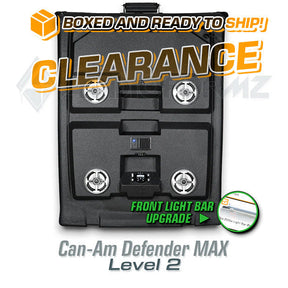 2016+ Can-Am Defender MAX LEVEL 2 Stereo Top with Light Bar (4-Door, HD7-HD10) Can-Am