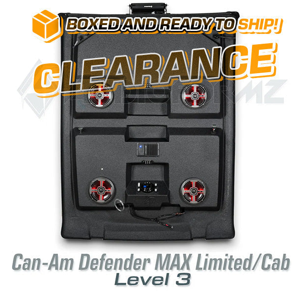 2016-2025 Can-Am Defender MAX Limited/Cab LEVEL 3 Stereo Top (4-Door, HD7-HD10) Can-Am