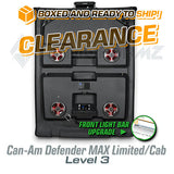 2016-2025 Can-Am Defender MAX Limited/Cab LEVEL 3 Stereo Top (4-Door, HD7-HD10) with Light Bar Can-Am