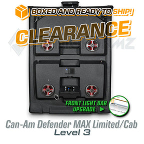 2016-2025 Can-Am Defender MAX Limited/Cab LEVEL 3 Stereo Top (4-Door, HD7-HD10) with Light Bar Can-Am