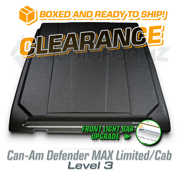 2016-2025 Can-Am Defender MAX Limited/Cab LEVEL 3 Stereo Top (4-Door, HD7-HD10) with Light Bar Can-Am