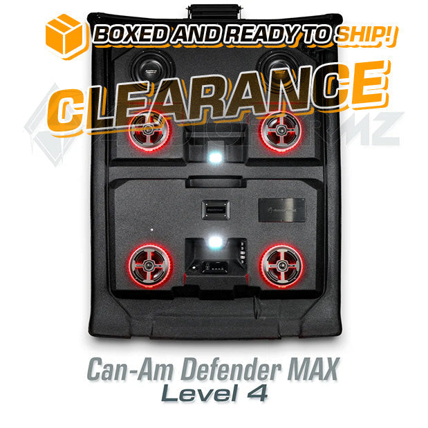 2016+ Can-Am Defender MAX LEVEL 4 Stereo Top (4-Door, HD7-HD10) Can-Am