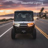 Turn-Signal Plug-&-Play Kit | 2026 Can-Am Defender HD11 | Front LED Lights w/Taillight Integration