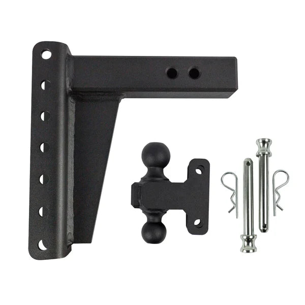 Bulletproof Heavy Duty 8” Drop/Rise Hitch 2" Box Steel Shank