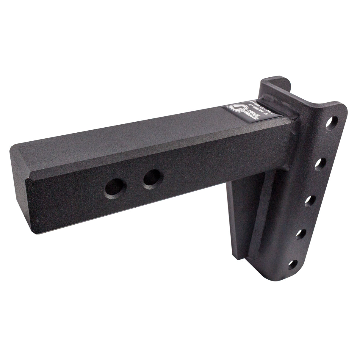 Bulletproof Heavy Duty 4” Drop/Rise Trailer Hitch 2.5" Box Steel Shank