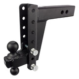 Bulletproof Heavy Duty 8” Drop/Rise Trailer Hitch 2.5 Box Steel Shank